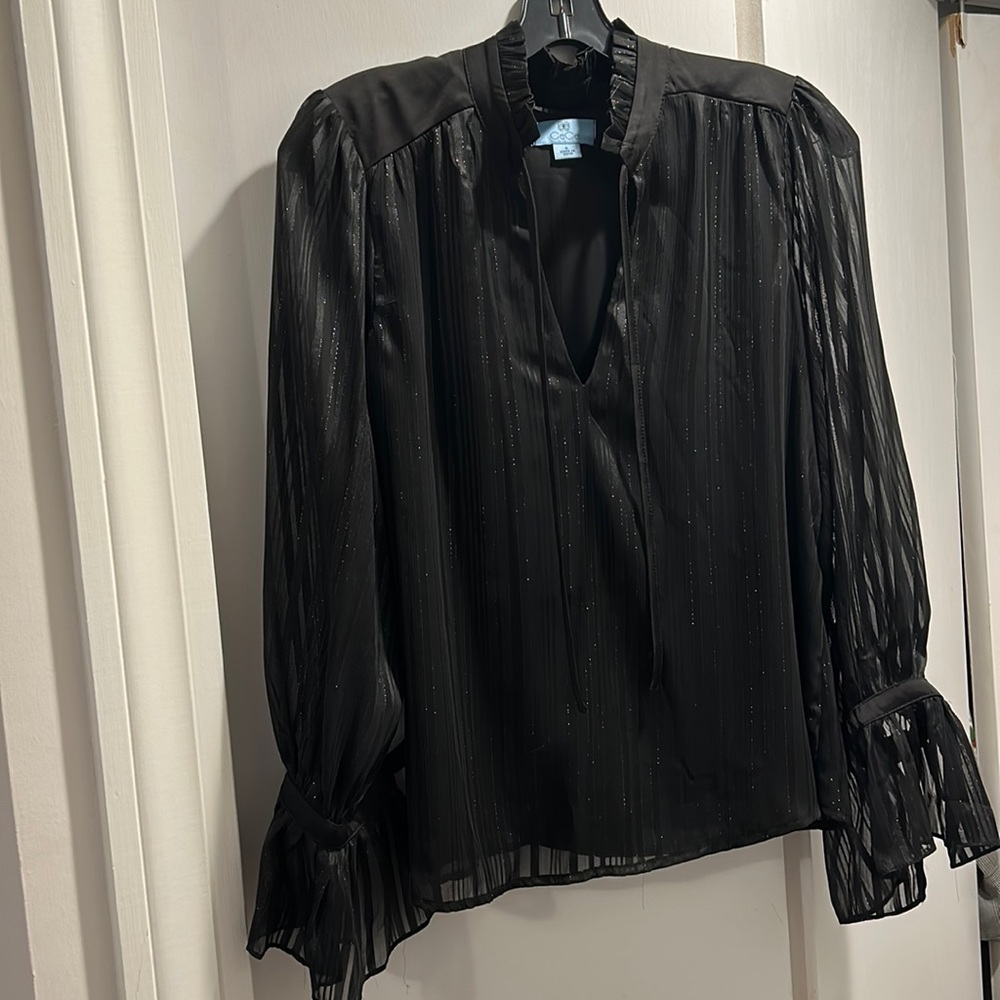 Cece Black Blouse - image 1